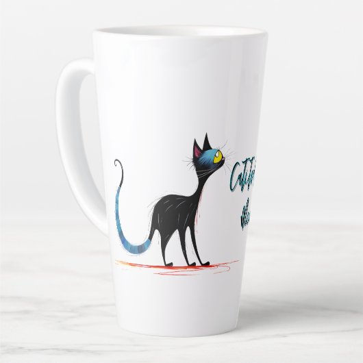 Missy Miss Latte Cup — 100% Katitude, 0% Genade Mok (Linkerhoek)