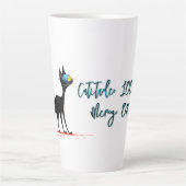 Missy Miss Latte Cup — 100% Katitude, 0% Genade Mok (Voorkant)