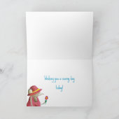 Missy Mouse in Summer Garden Denking You Kaart (Binnen)