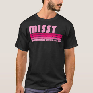 MISSY Naam Gepersonaliseerde Retro Vintage 80s 90s T-shirt