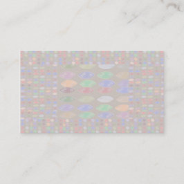 Missy Pakenham - Healing Stones Pattern Visitekaartje