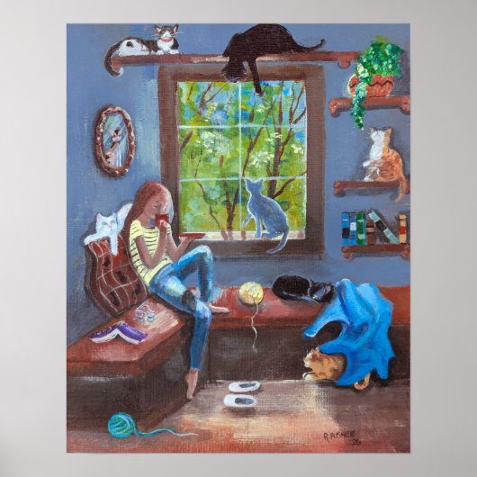 Missy poes meisje poster (Voorkant)