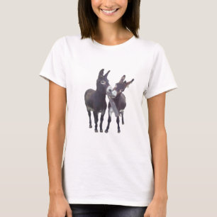 "Missy's Donkeys" Dames in het T-shirt Petite