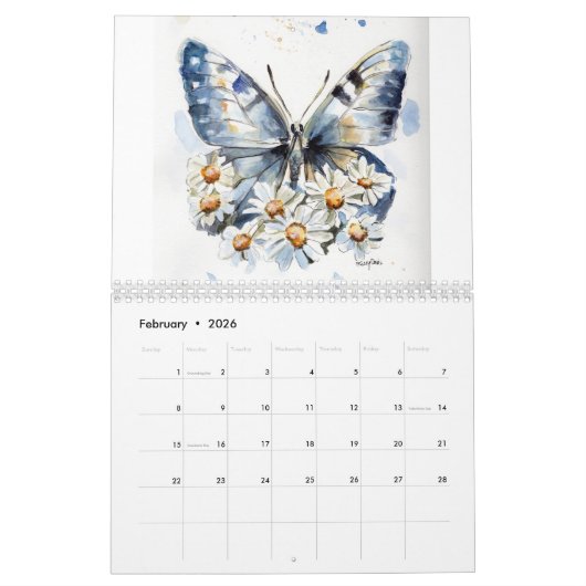 Missy's Waterverven en meer 15 maanden Kalender (Feb 2026)