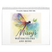 Missy's Waterverven en meer 15 maanden Kalender (Hoes)