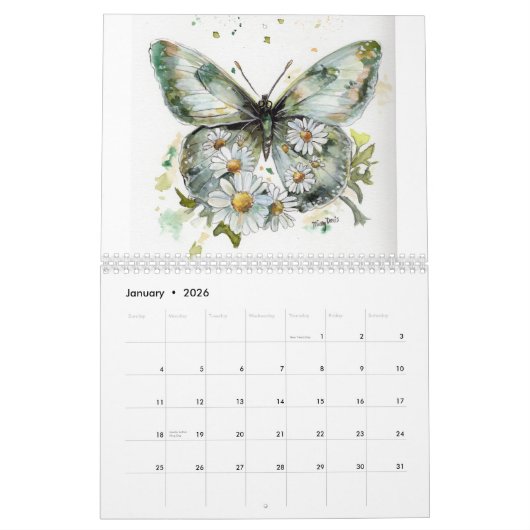 Missy's Waterverven en meer 15 maanden Kalender (Jan 2026)