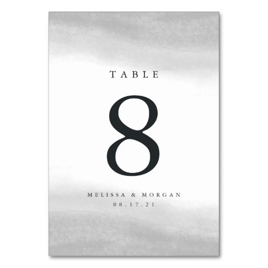 Mist | Aangepaste Kaart tabelnummer (Voorkant)