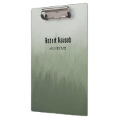 Mist bos architectuur grijs klembord (Links)