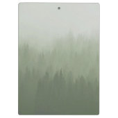 Mist bos architectuur grijs klembord (Achterkant)