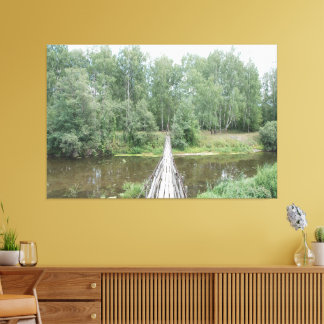 Mist Bridge Pad Canvas Afdruk
