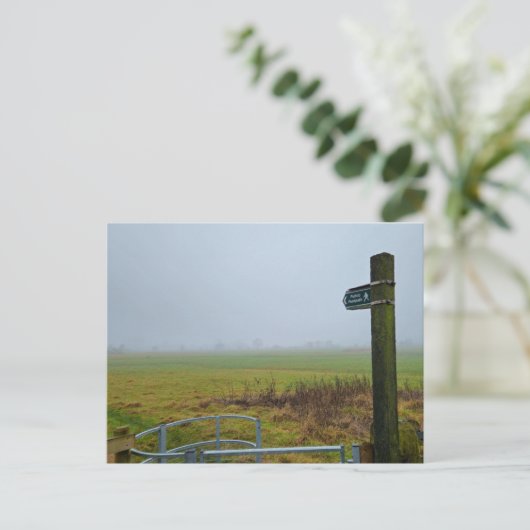 mist briefkaart (Staand voorkant)