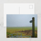 mist briefkaart (Voorkant / Achterkant)