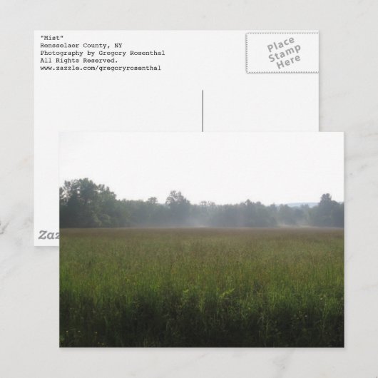 mist briefkaart (Voorkant / Achterkant)