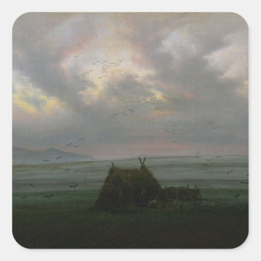 Mist, c. 1818-20 vierkante sticker (Voorkant)