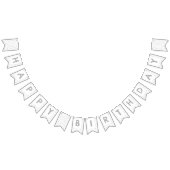 Mist Confetti Waterverf Stippen Bunting Flag Vlaggetjes (Alle)