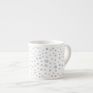 Mist Confetti Waterverf Stippen Espresso Mok