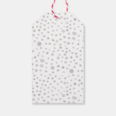 Mist Confetti Waterverf Stippen Gift Label Cadeaulabel (Achterkant)