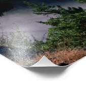 Mist drijft onder de brug over de Deceptpas op Foto Afdruk (Hoek)