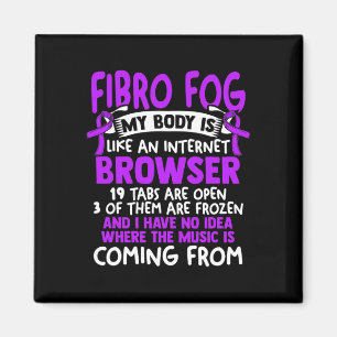 Mist - Fibro Survivor Fun Fibromyalgie Bewustzijn Magneet