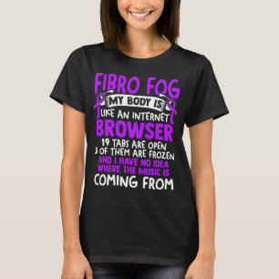 Mist - Fibro Survivor Fun Fibromyalgie Bewustzijn T-shirt