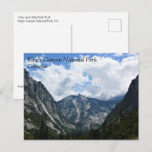 Mist Herfst Trail, King's Canyon National Park, CA Briefkaart (Voorkant / Achterkant)
