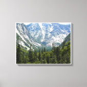 Mist Herfst Trail, King's Canyon National Park, CA Canvas Afdruk (Voorkant)