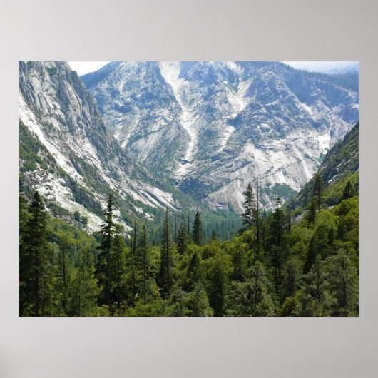 Mist Herfst Trail, King's Canyon National Park, CA Poster (Voorkant)