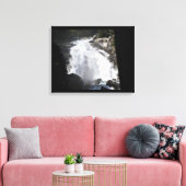 Mist Herfsten, King's Canyon National Park, CA Canvas Afdruk (Insitu (Woonkamer))