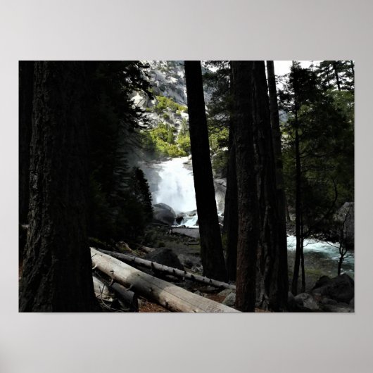 Mist Herfsten, King's Canyon National Park, CA Poster (Voorkant)