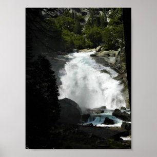 Mist Herfsten, King's Canyon National Park, CA Poster