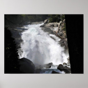 Mist Herfsten, King's Canyon National Park, CA Poster