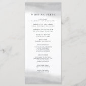 Mist Huwelijksprogramma Programmakaart (Achterkant)