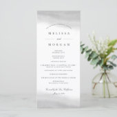 Mist Huwelijksprogramma Programmakaart (Staand voorkant)