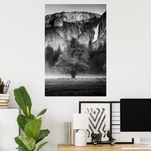 Mist in de Meadow Poster (Thuiskantoor)