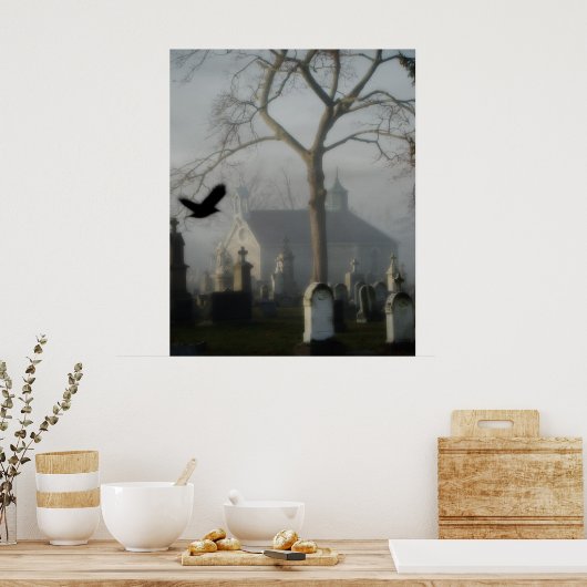 Mist in Dusk Poster (Keuken)