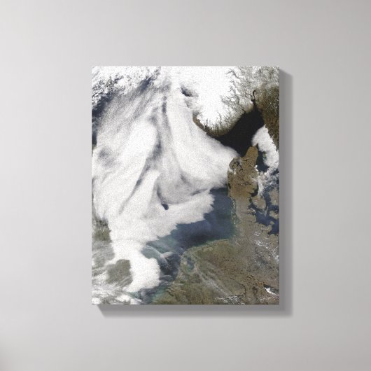 Mist in Noord-Zee 2 Canvas Afdruk (Voorkant)