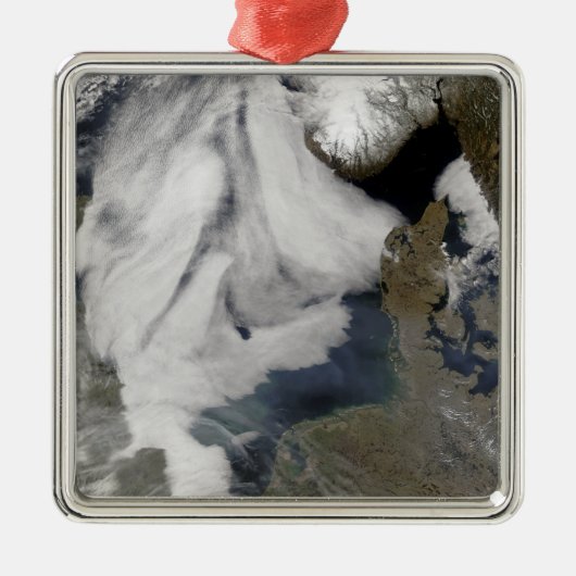 Mist in Noord-Zee 2 Metalen Ornament (Voorkant)