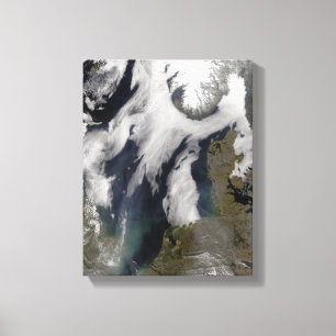 Mist in Noord-Zee Canvas Afdruk