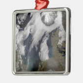 Mist in Noord-Zee Metalen Ornament (Links)