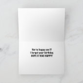 "MIST JE MET THANKSGIVING" KAART (Binnen)