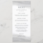 Mist | Kaart van het huwelijksmenu (Voorkant)