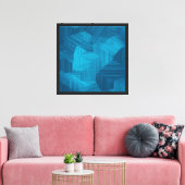 MIST Laag Frame - Temporele Roosters Canvas Afdruk (Insitu (Woonkamer))