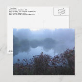 mist meer briefkaart (Voorkant / Achterkant)