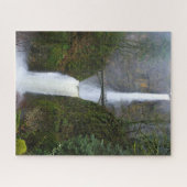 Mist & Mist of Multnomah Herfsten, Oregon - 16 x 2 Legpuzzel (Horizontaal)