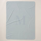 Mist Monogram Sherpa Blanket Deken (Voorkant)
