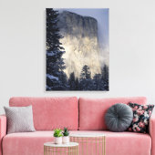 Mist Omhullende Berg 2 Canvas Afdruk (Insitu (Woonkamer))