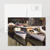 Mist omringt vier schepen die aan boord zijn. briefkaart (Voorkant / Achterkant)