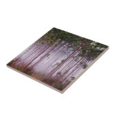 Mist onder dennenbomen bij zonsopgang, Everglades Tegeltje (Zijkant)