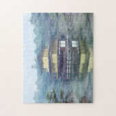 Mist op de Gouden Paviljoen - Kyoto, Japan, Azië Legpuzzel (Verticaal)