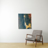 Mist op een eenzaam herfstveld wandkleed (In situ)